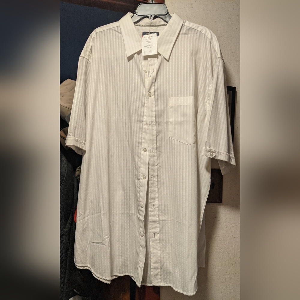 Bruno men's short sleeve dress shirt 3XLT